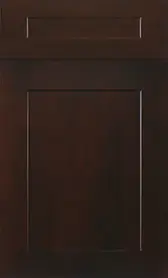 Laundry room cabinets in Java Coffee Shaker