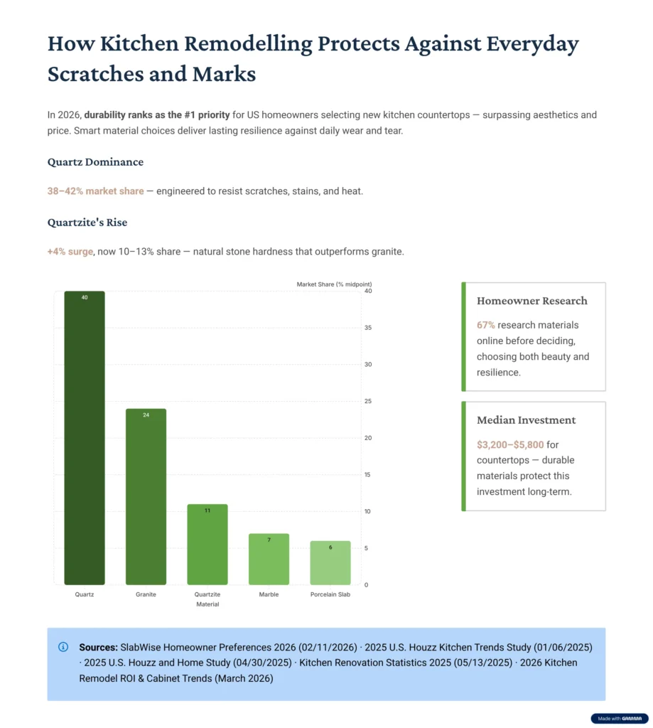 How Kitchen Remodeling Protects Against Everyday Scratches and Marks