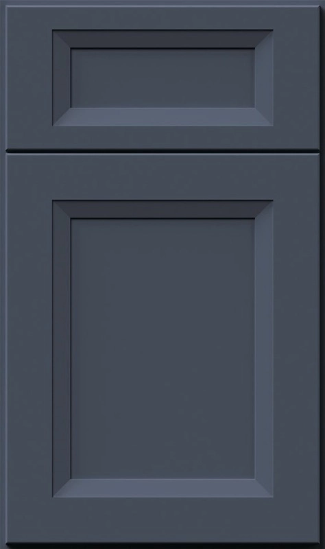 Bevel Blue kitchen cabinets for Brecksville Ohio homes