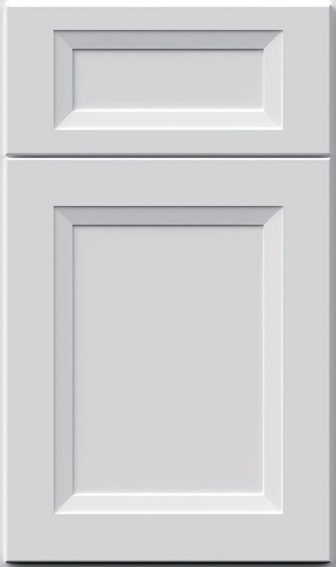 Bevel White kitchen cabinets for Brecksville Ohio homes
