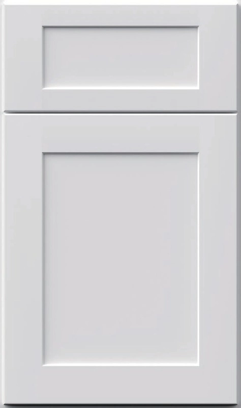 White Shaker kitchen cabinets for Brecksville Ohio homes