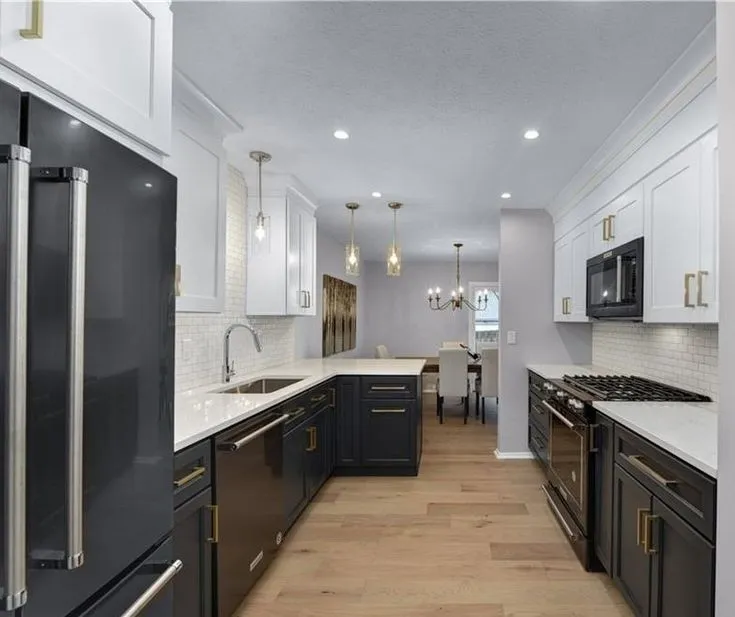 Condo kitchen remodel with new cabinets in Chagrin Falls Ohio
