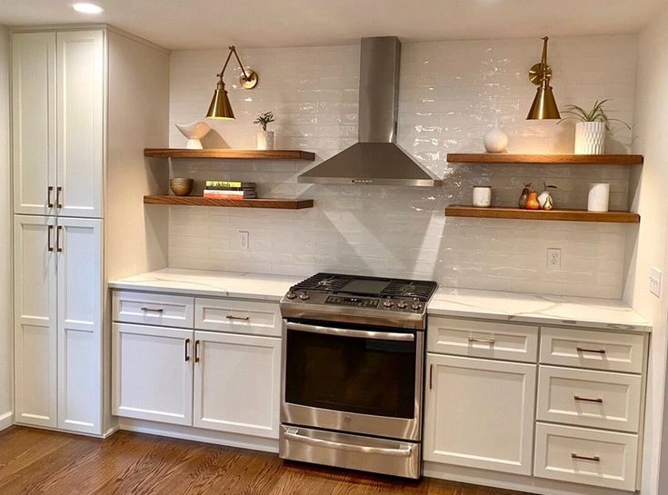 White kitchen remodel in an Olmsted Falls Ohio home