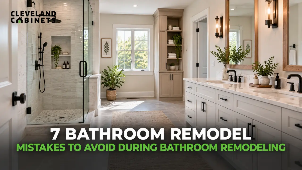 Bathroom remodeling in Fairview Park near Kamm's Corners showing a bright renovated bathroom
