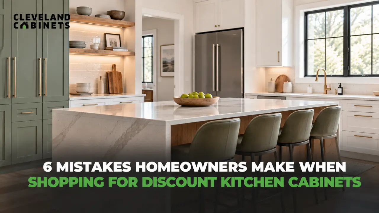 Discount kitchen cabinets Cleveland comparison in a Kamm's Corners area kitchen